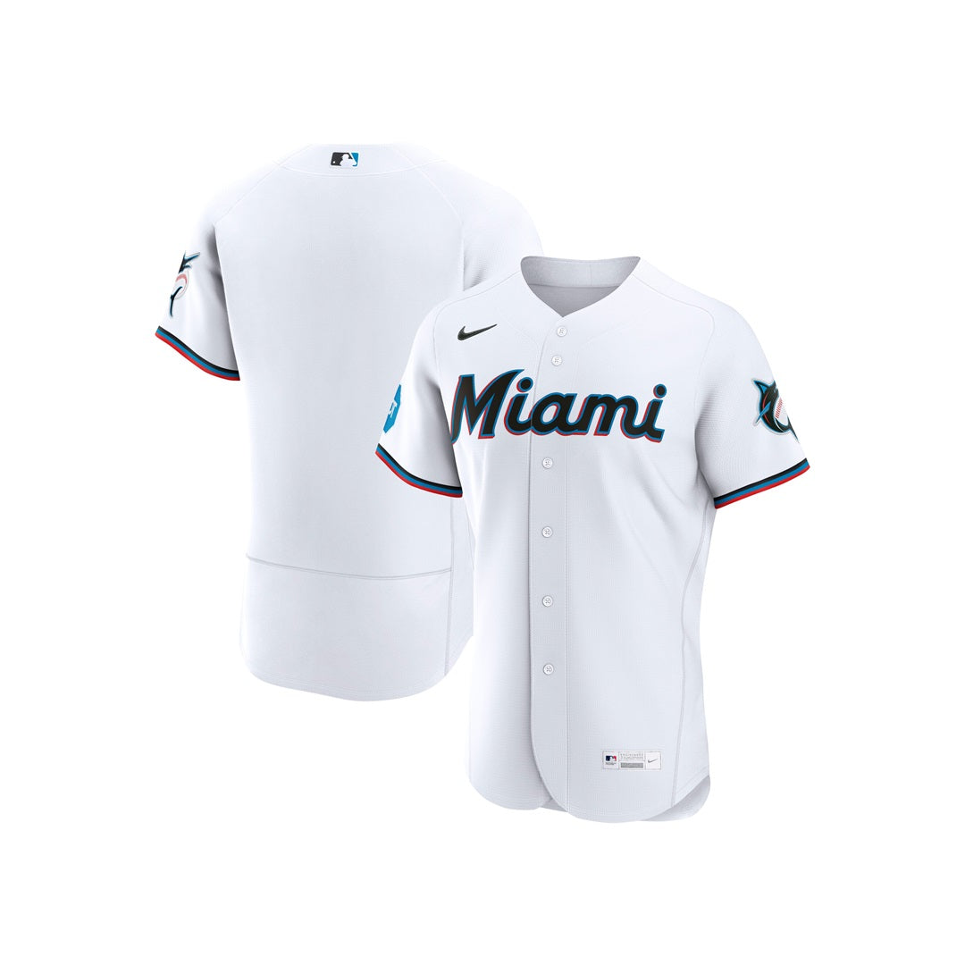 Miami Marlins Nike Authentic Home Jersey