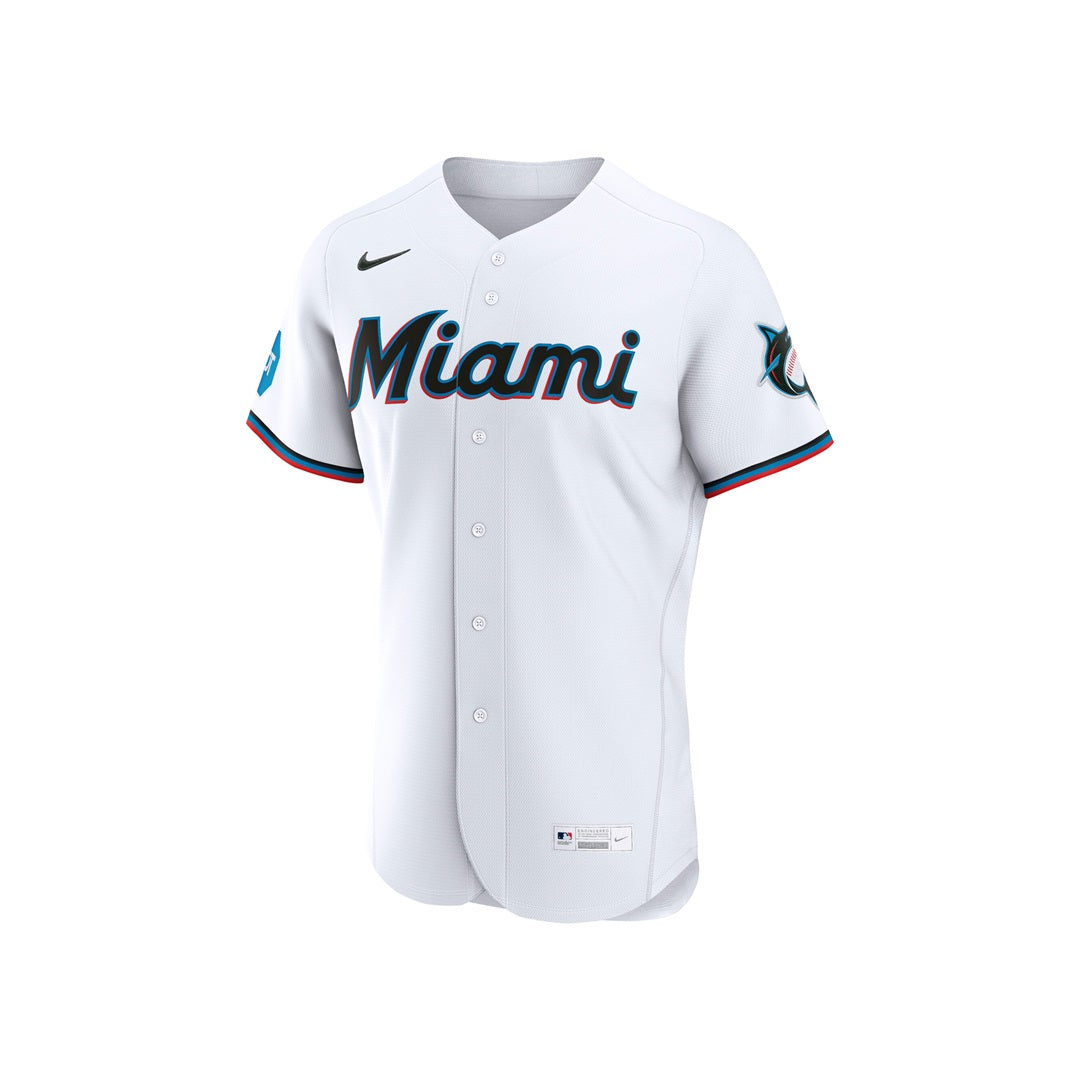 Miami Marlins Nike Authentic Home Jersey