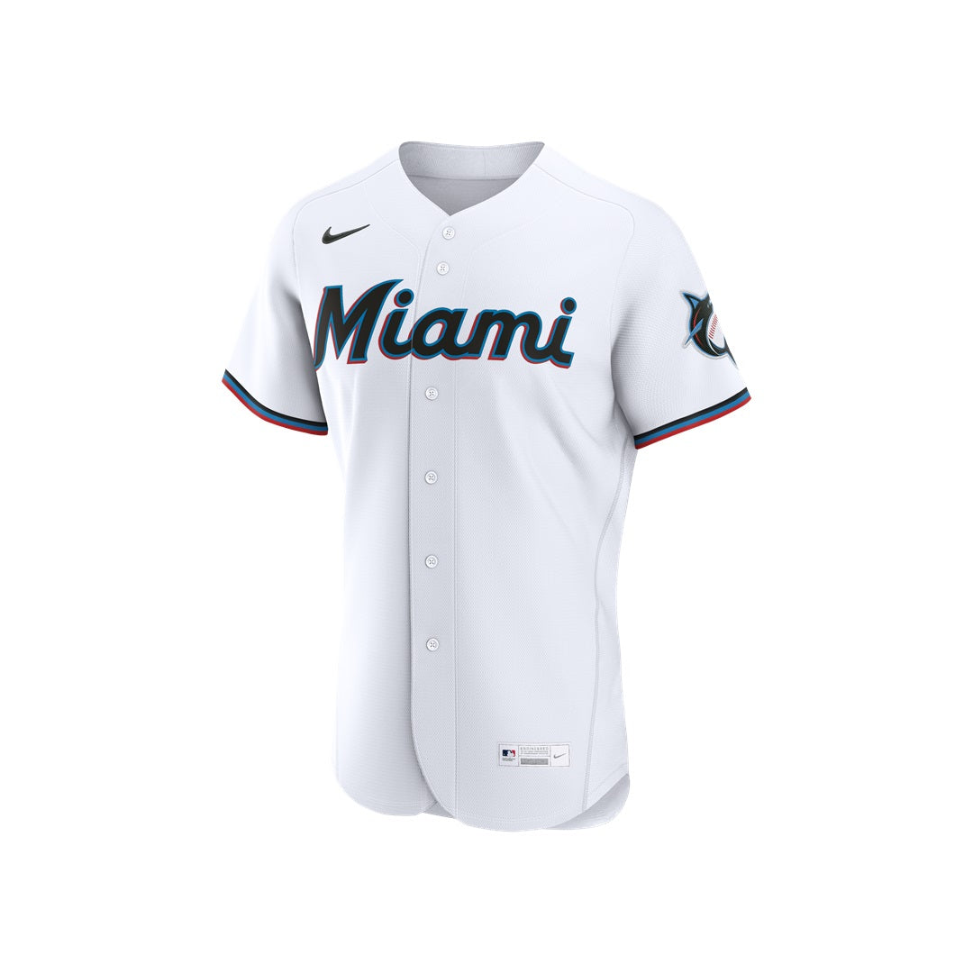 Miami Marlins Nike Authentic Home Jersey